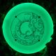 Eurodisc 100% ORGANIC SuperGlow Zielone Frisbee