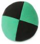 Piłka Do Żonglowania 8 panel Czarna zielona
