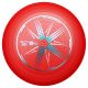 UltiPro Penta Star Czerwony Frisbee