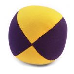 Piłka do żonglowania 4 panele żółto-fioletowe